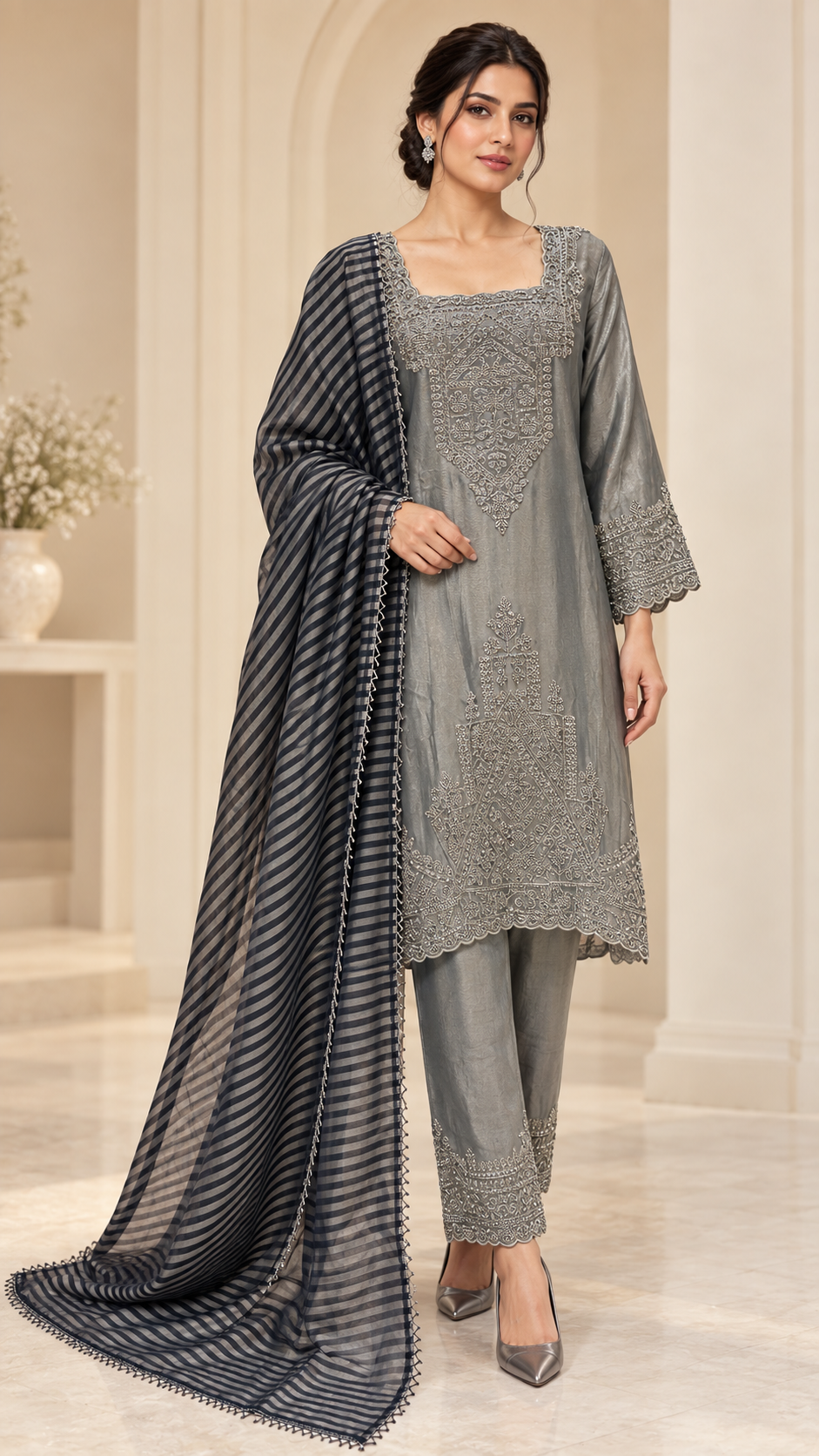 Elegant grey Suit