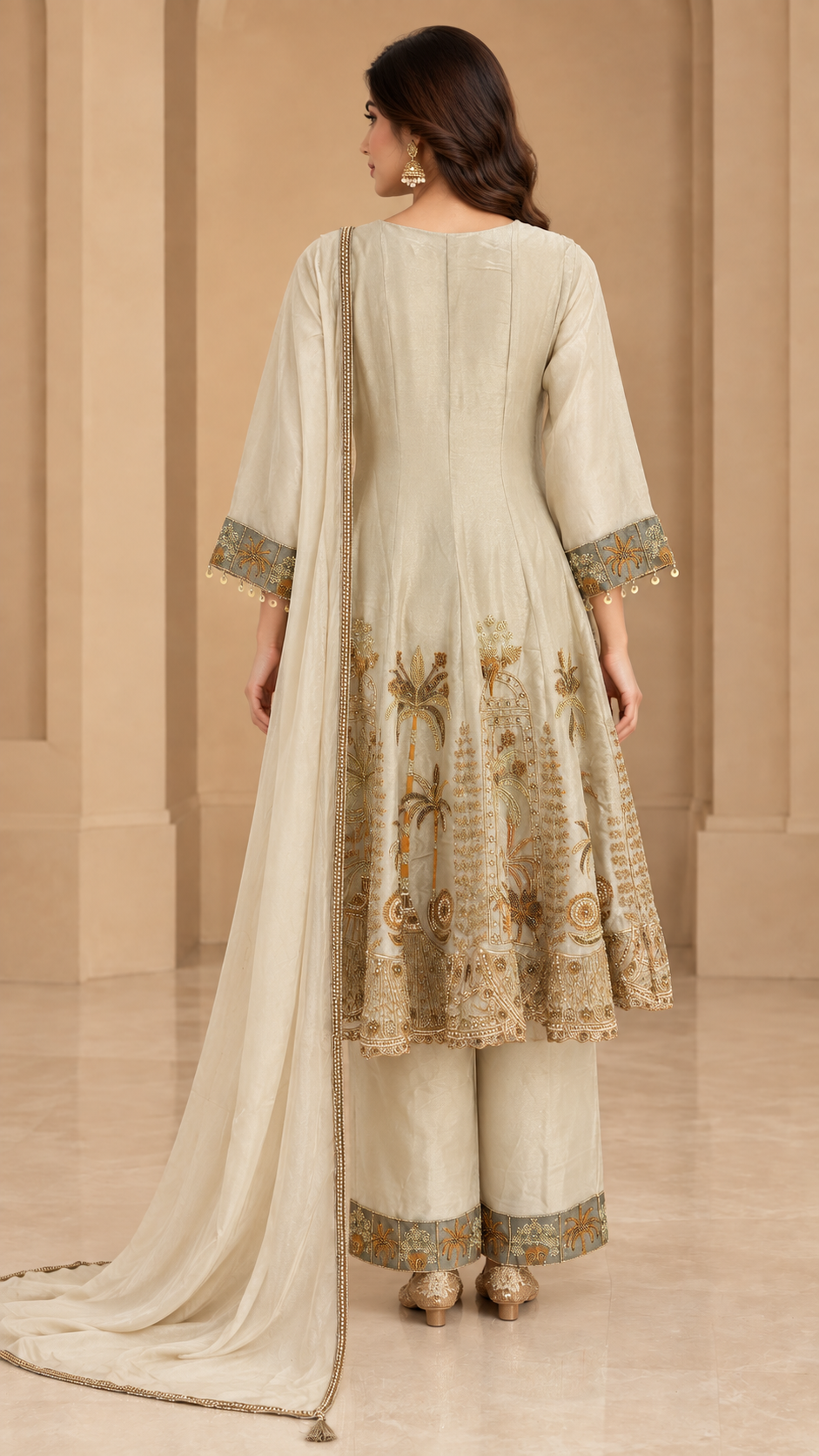 Elegant Ivory Indop western
