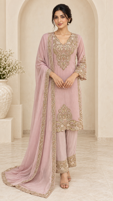 Dusty mauve Suit