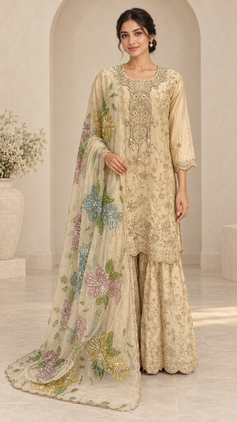 Champagne Gold Palazzo