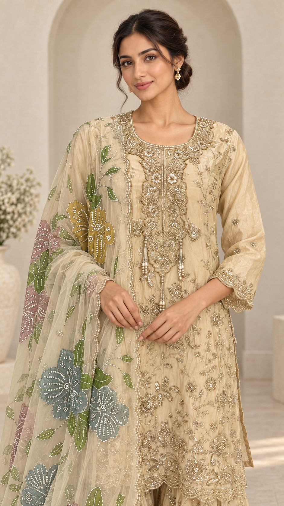 Champagne Gold Palazzo