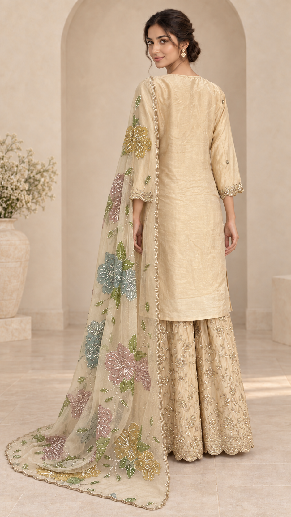 Champagne Gold Palazzo