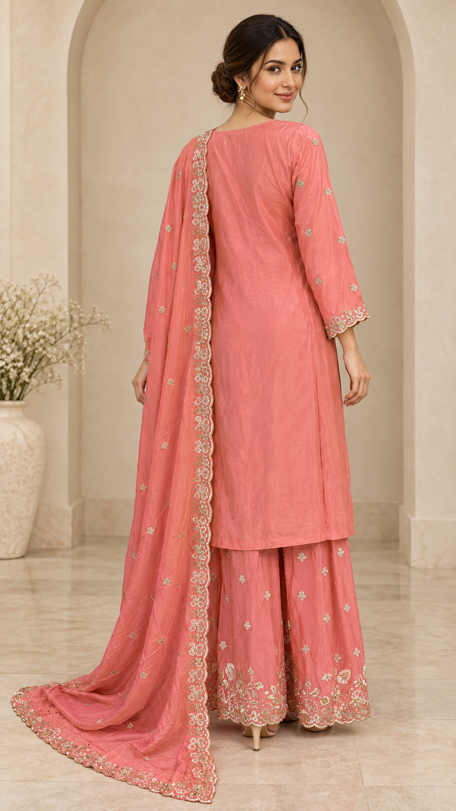 Coral Pink Palazzo