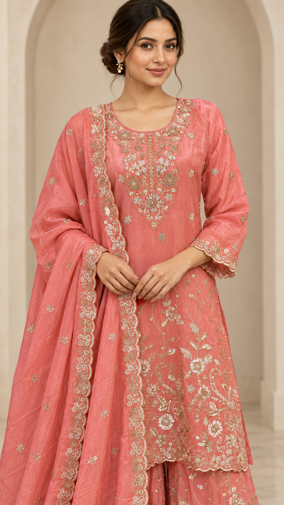 Coral Pink Palazzo