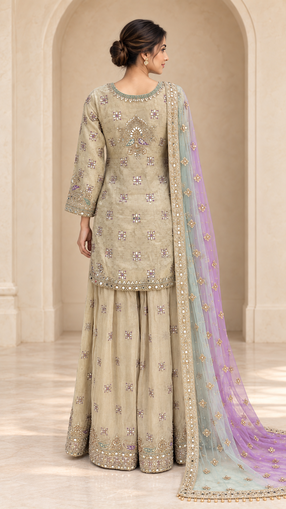 Elegant Ivory Palazzo