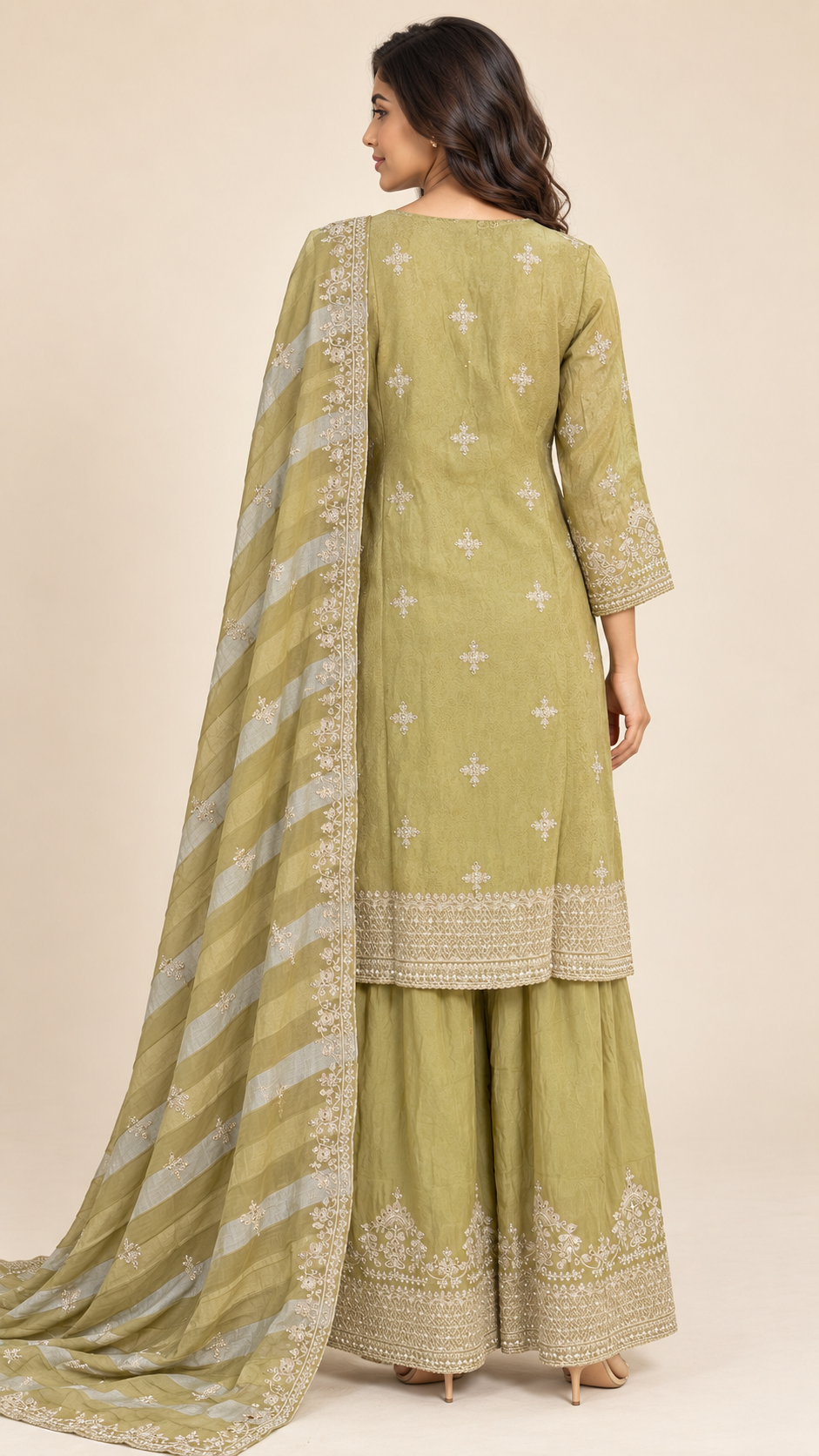 Muted Olive Palazzo