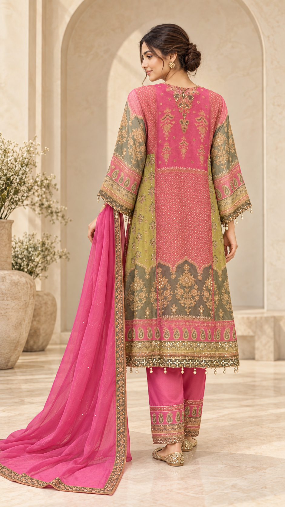 Rose pink Suit