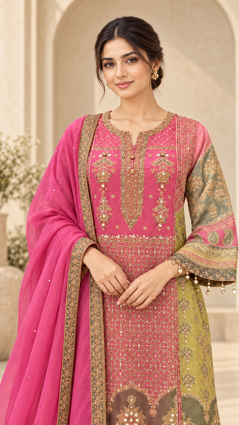Rose pink Suit