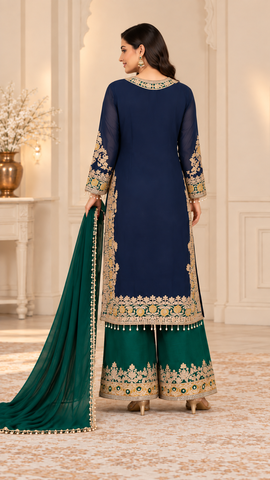 Midnight Navy Palazzo