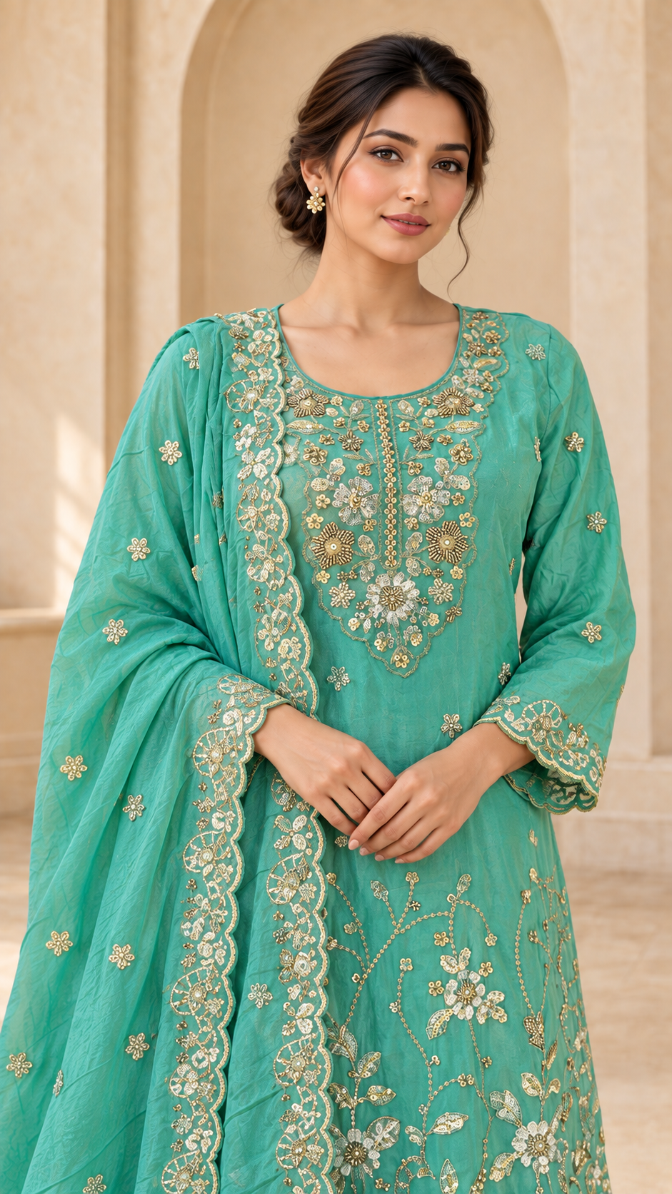 Seafoam Turquoise Palazzo
