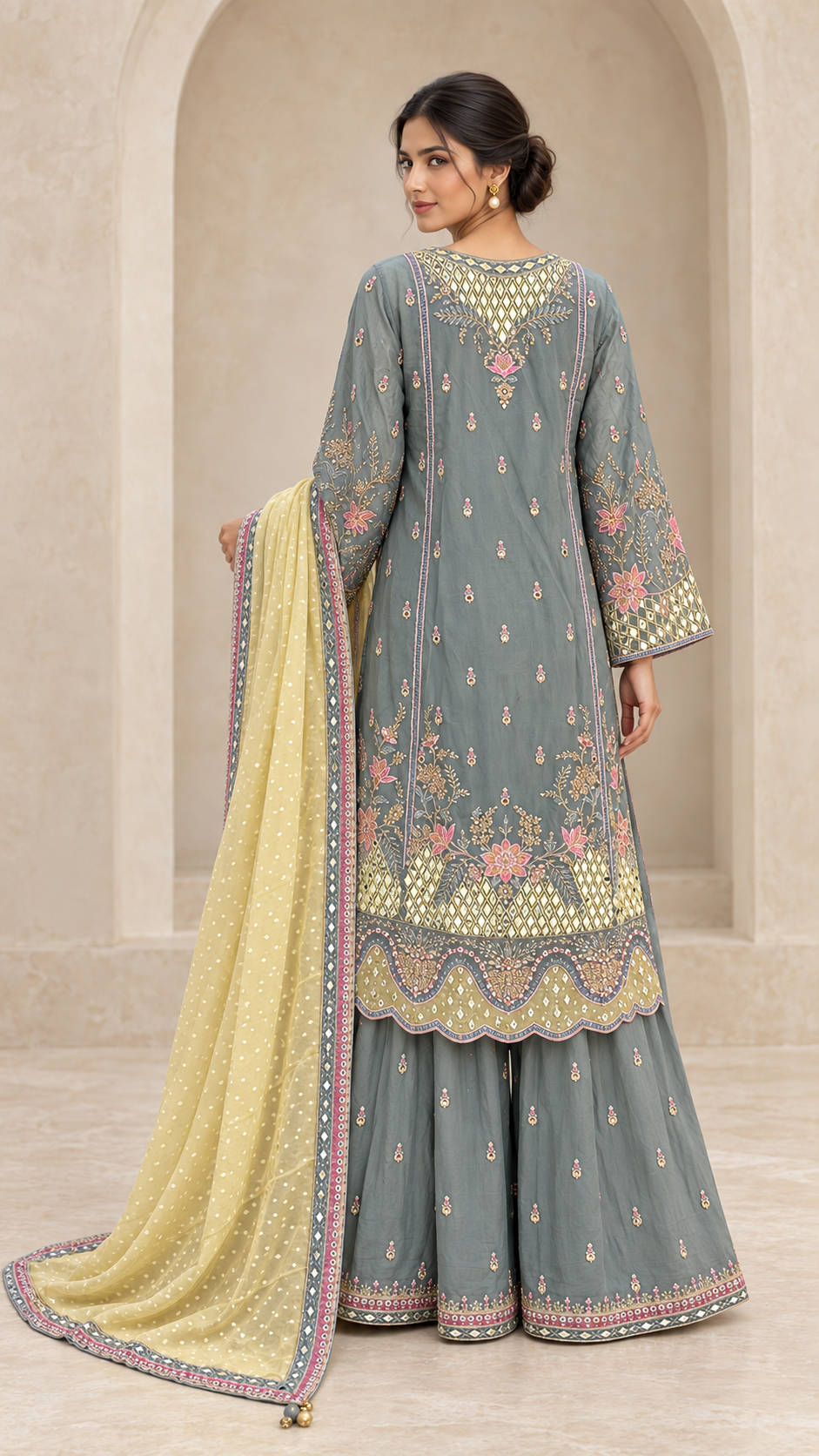 Sage Grey Palazzo