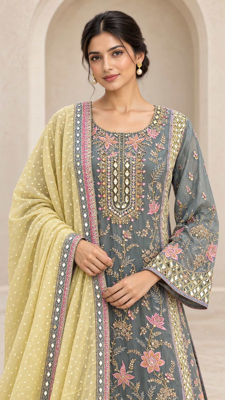 Sage Grey Palazzo