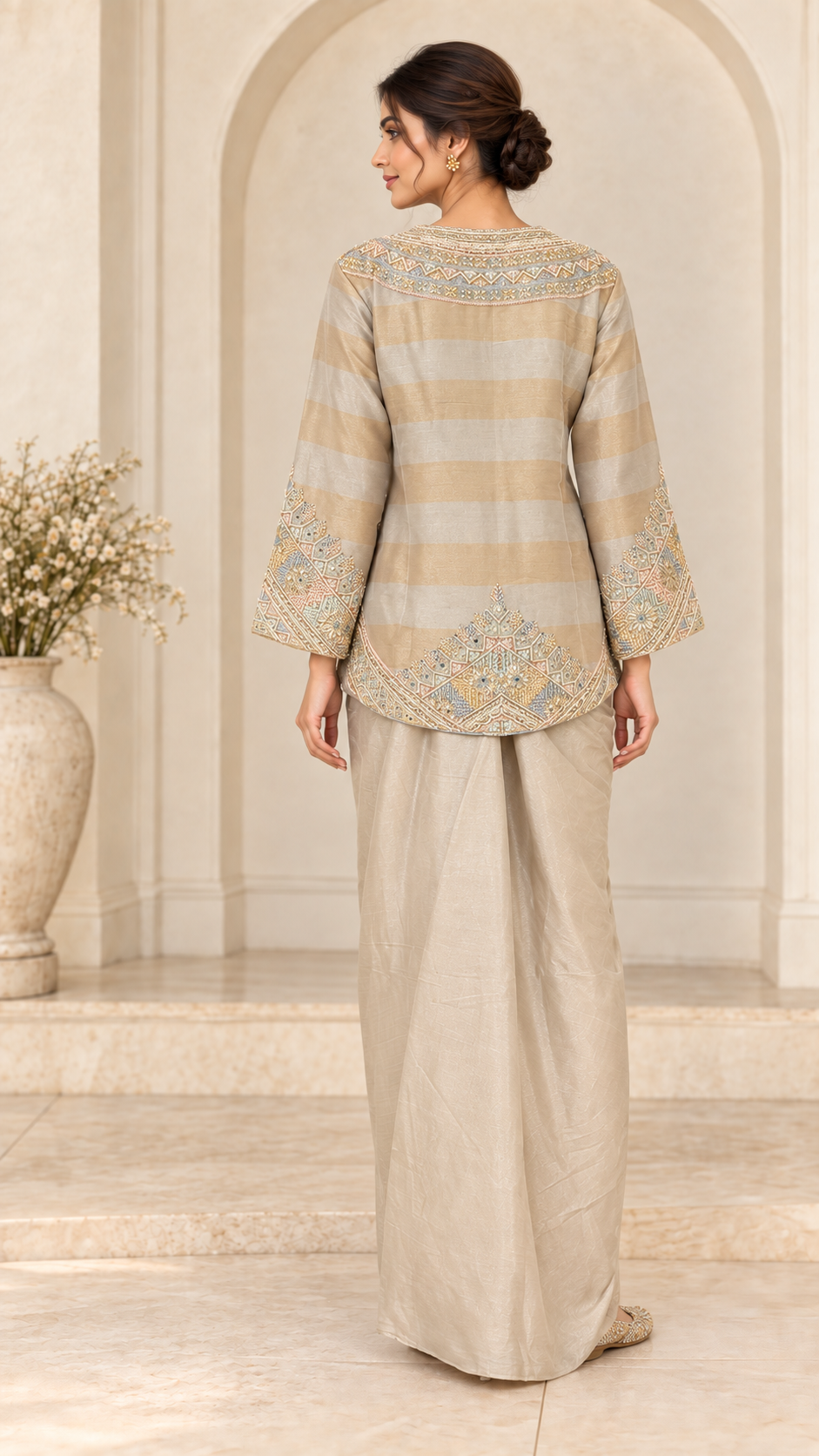 Champagne Gold Indo western