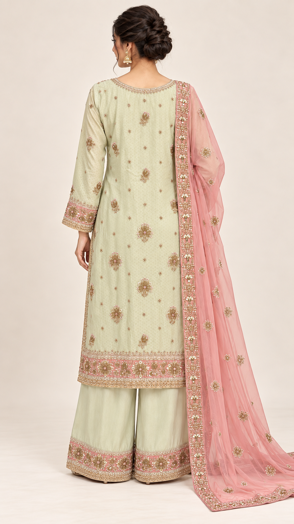 Pale Pistachio Palazzo
