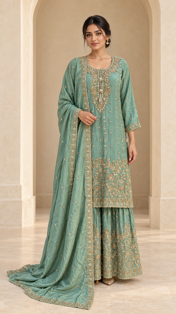 Seafoam Green Palazzo