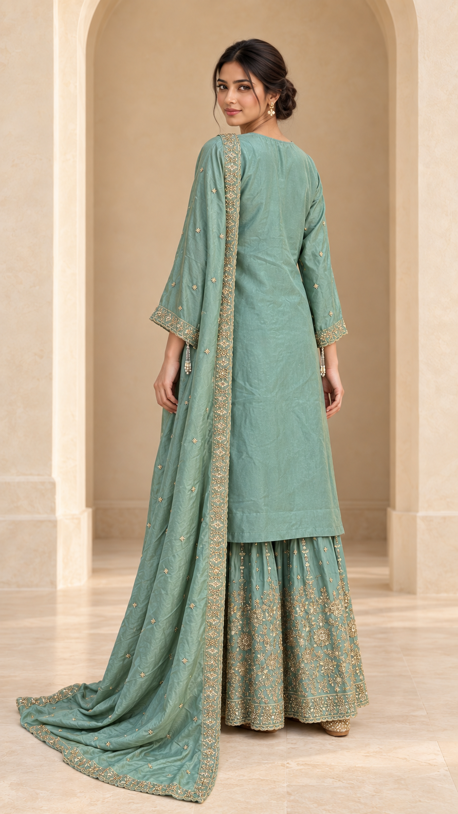 Seafoam Green Palazzo