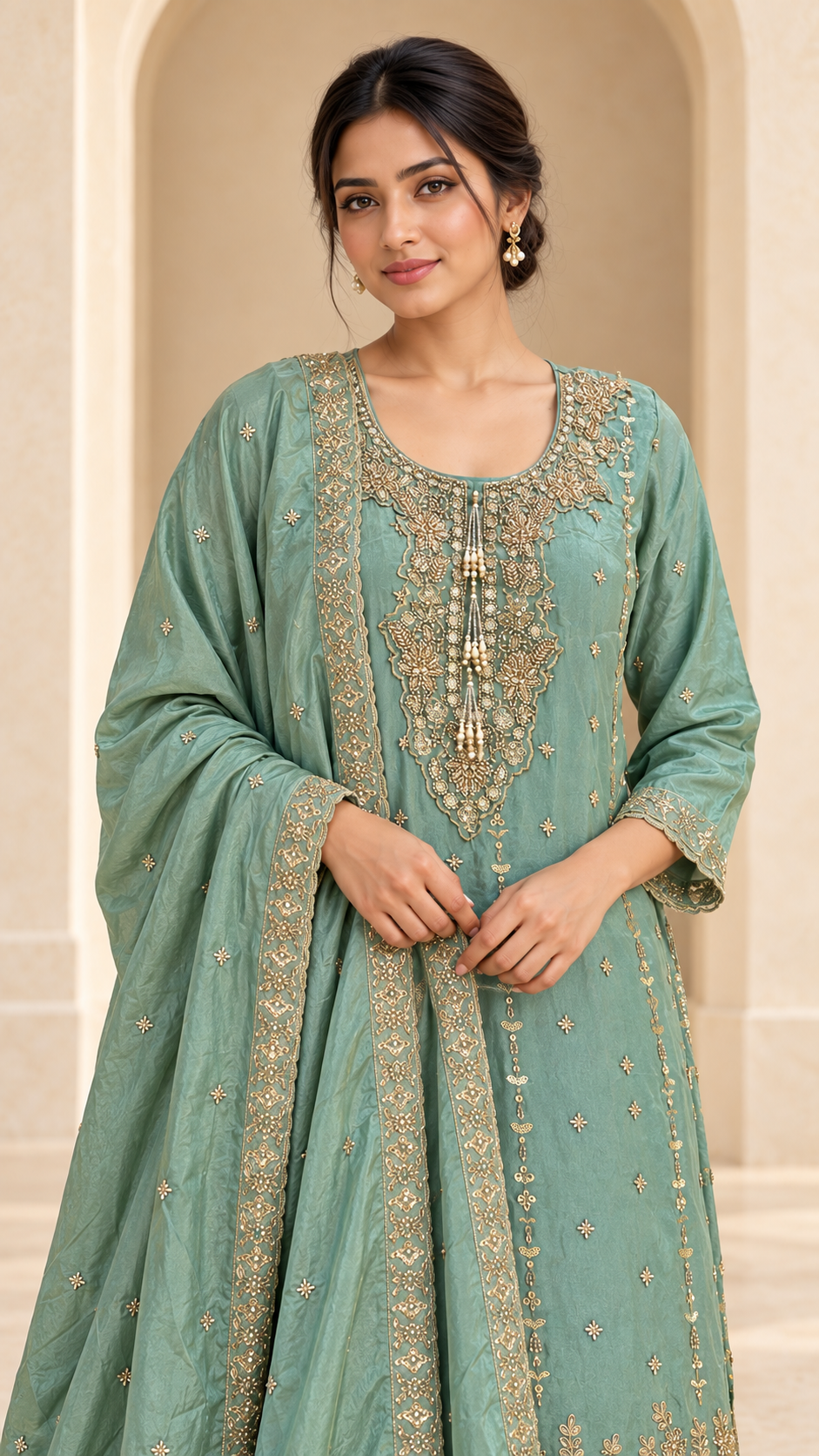 Seafoam Green Palazzo
