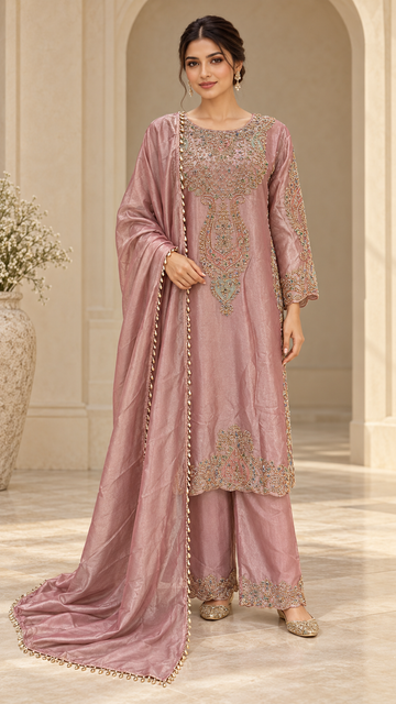 Dusty Rose Pink Palazzo