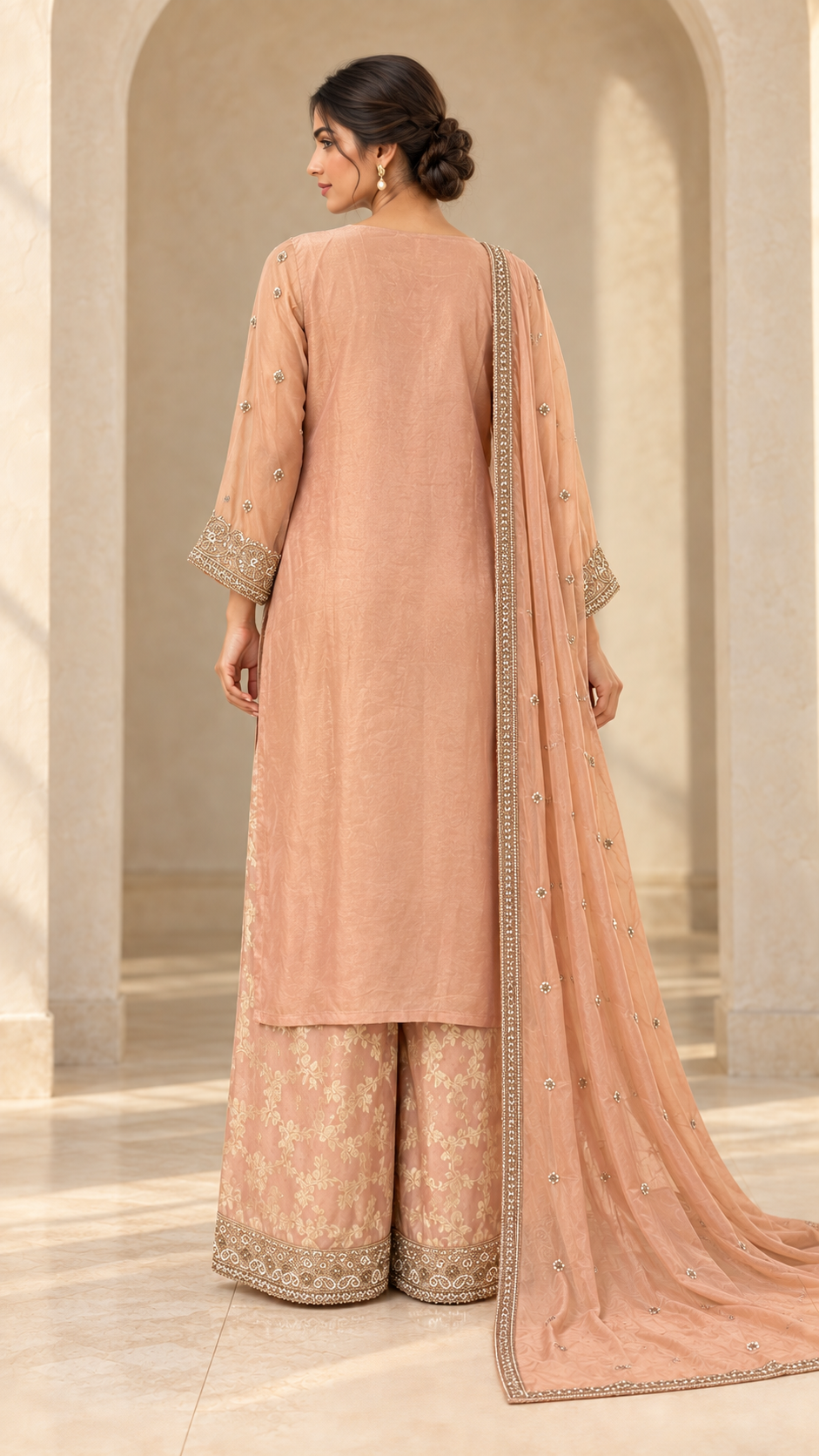 Dusty Peach Palazzo