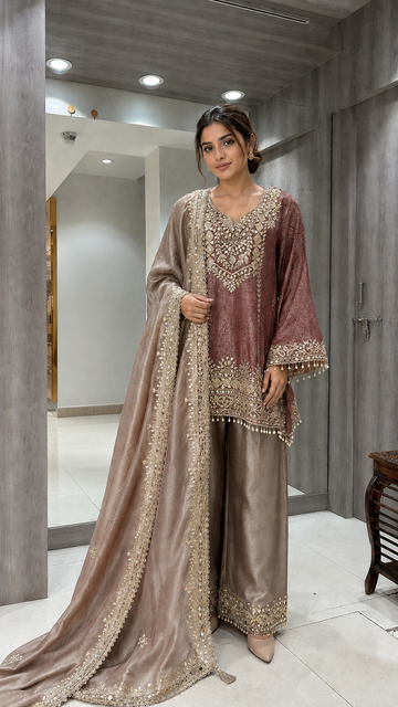 Dusty Rose Elegant Suit
