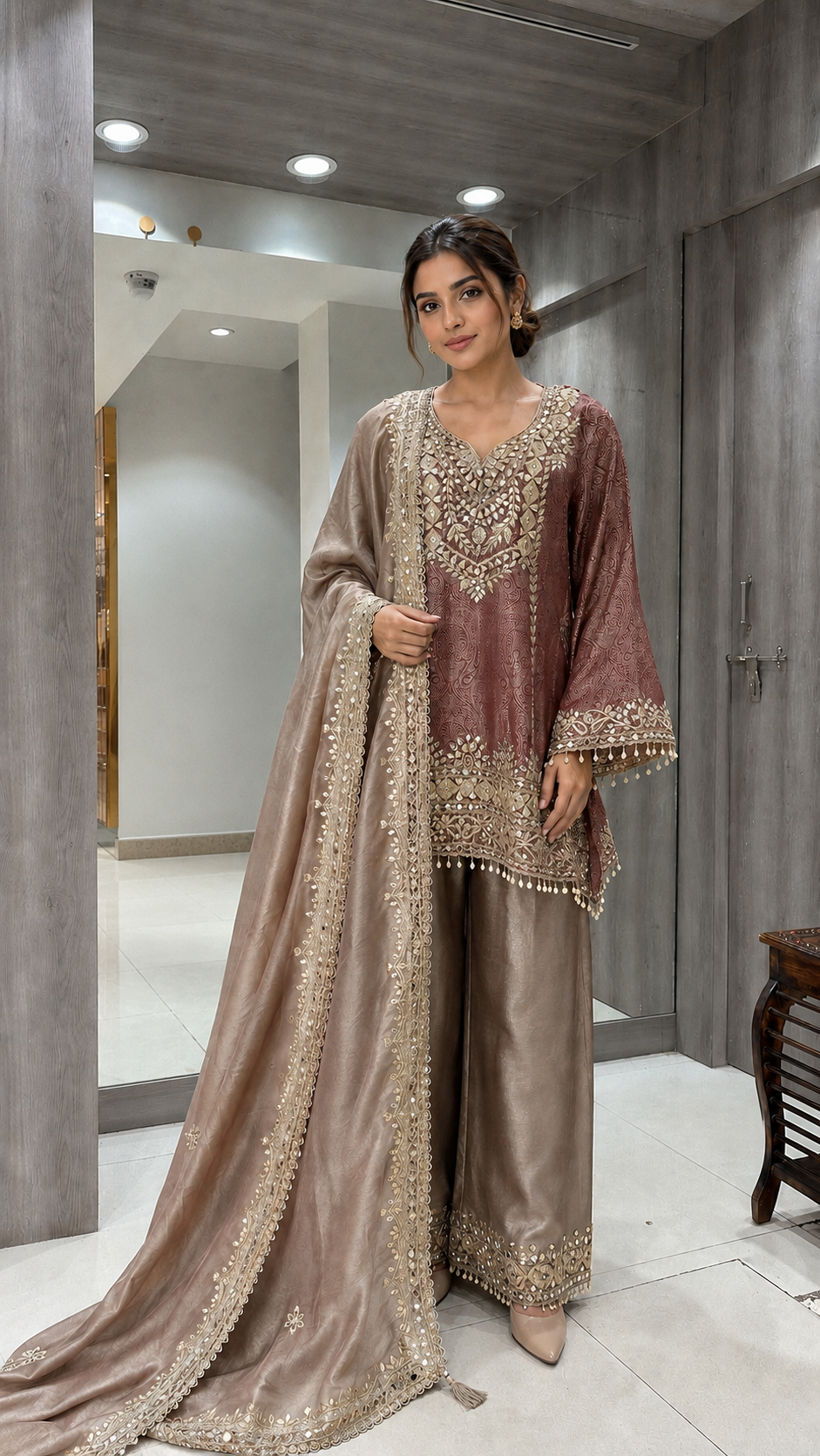 Dusty Rose Elegant Suit