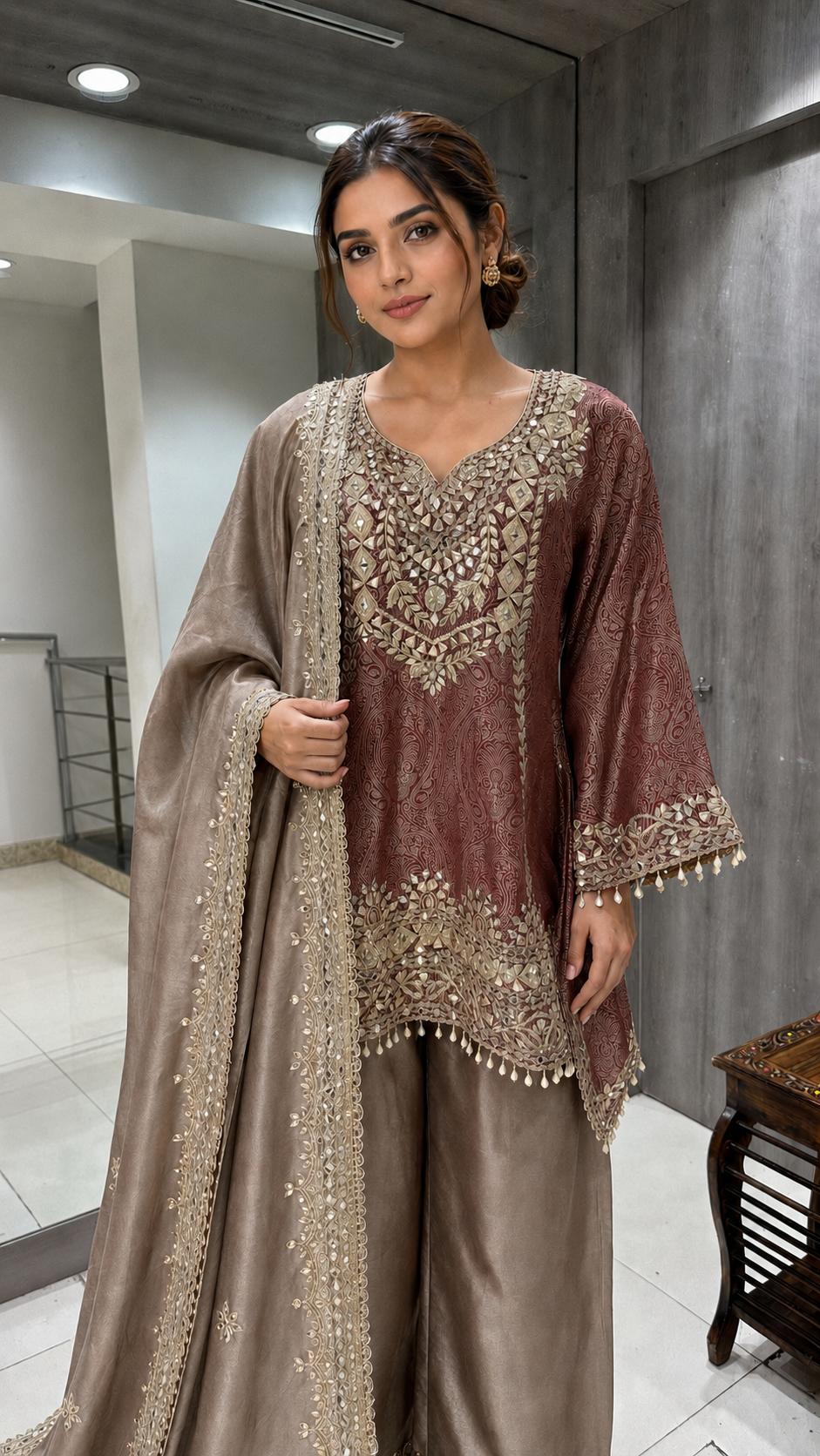 Dusty Rose Elegant Suit