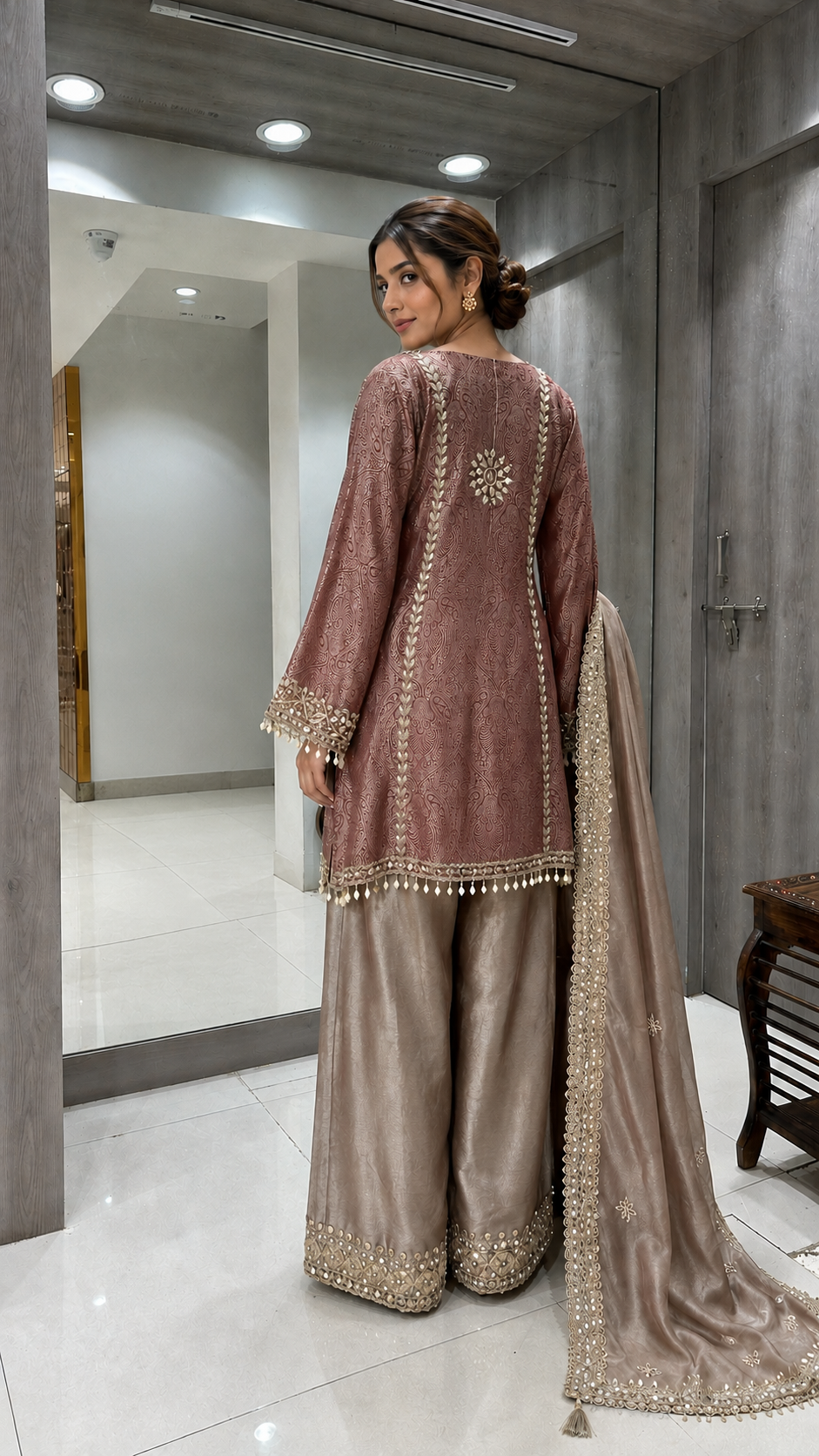 Dusty Rose Elegant Suit