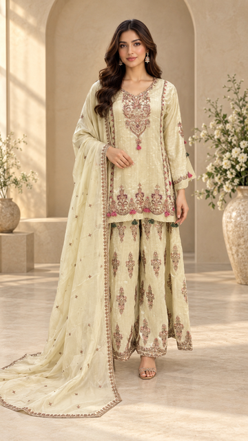Elegant Plazzo Suit