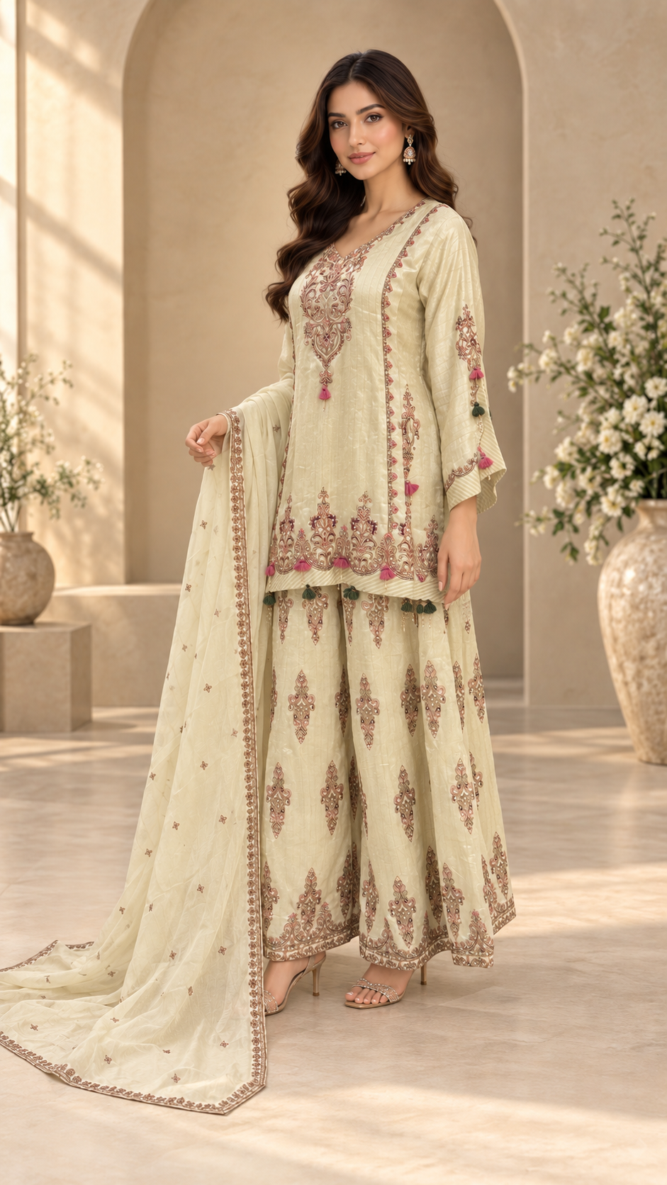 Elegant Plazzo Suit