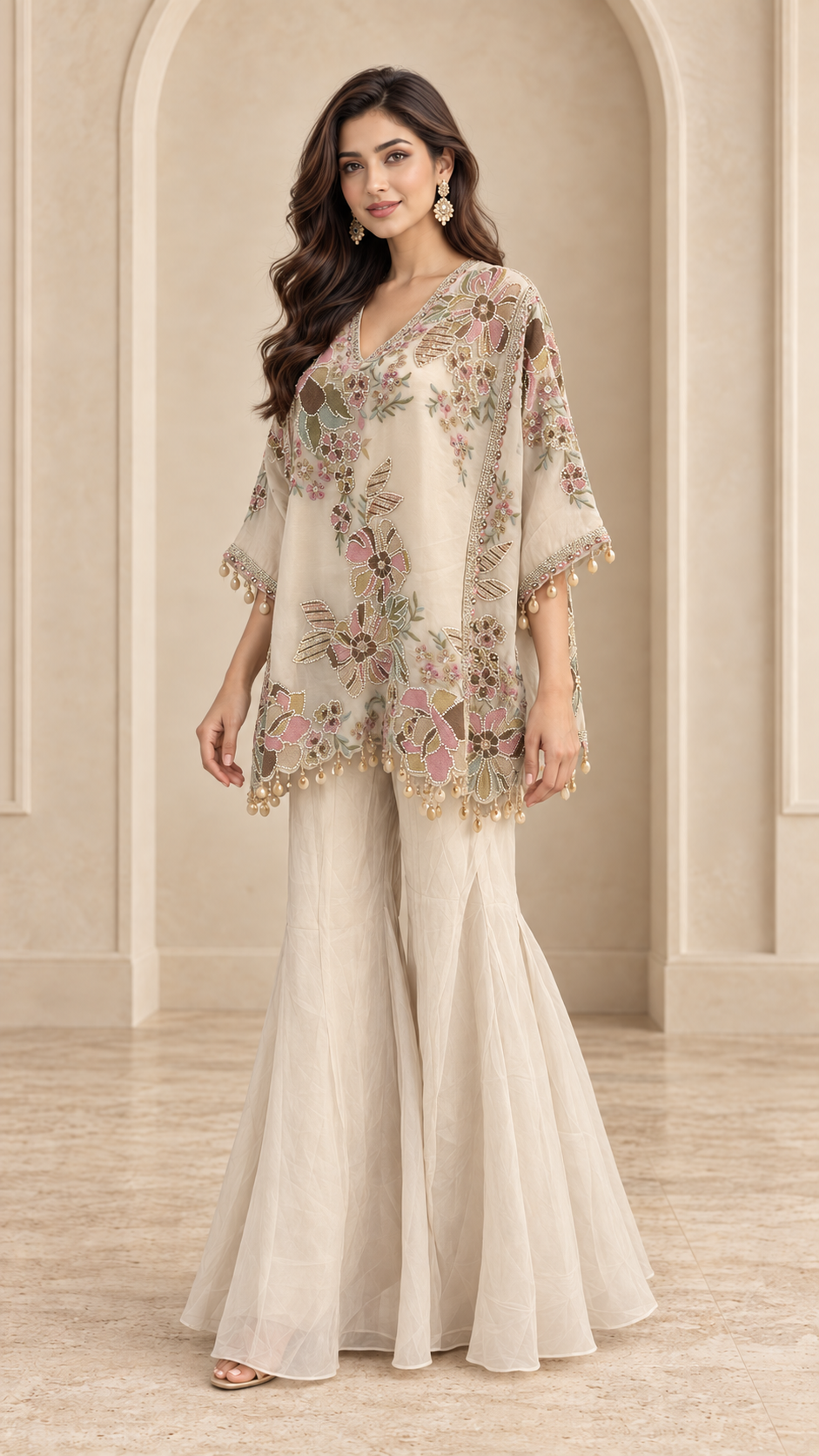 Elegant Kaftan Style Indo Western