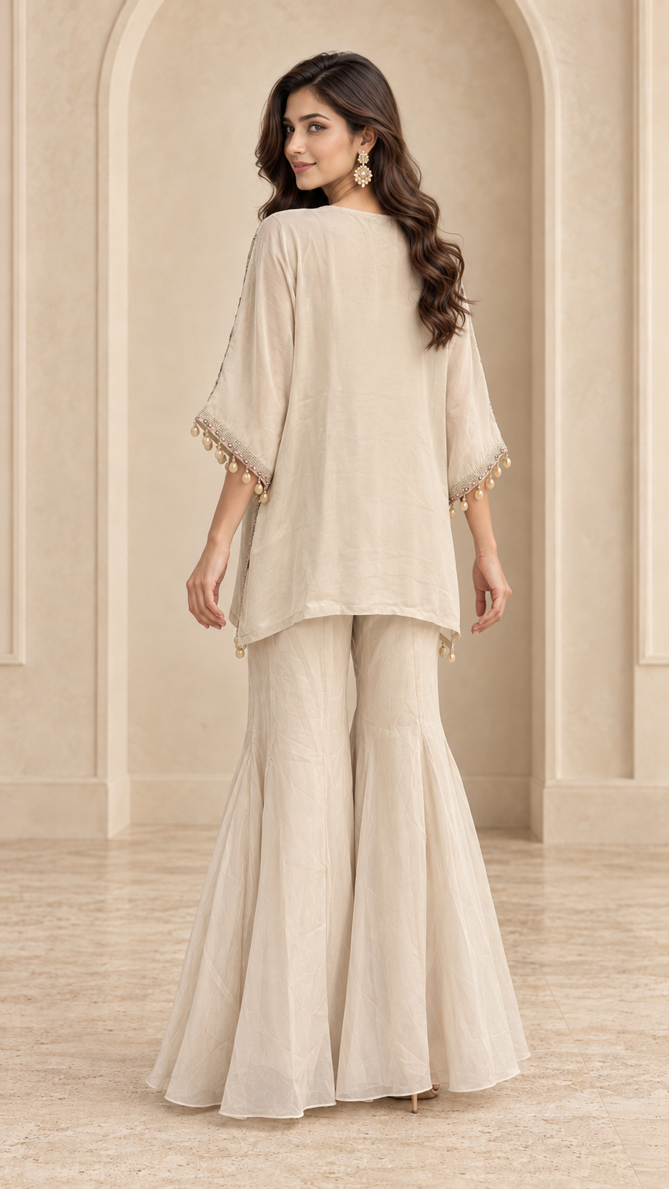 Elegant Kaftan Style Indo Western