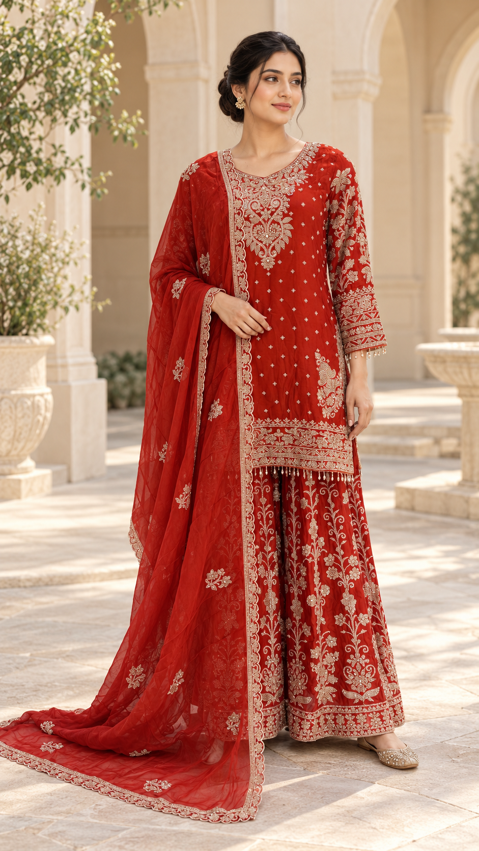 Red Ensemble Russian Plazzo