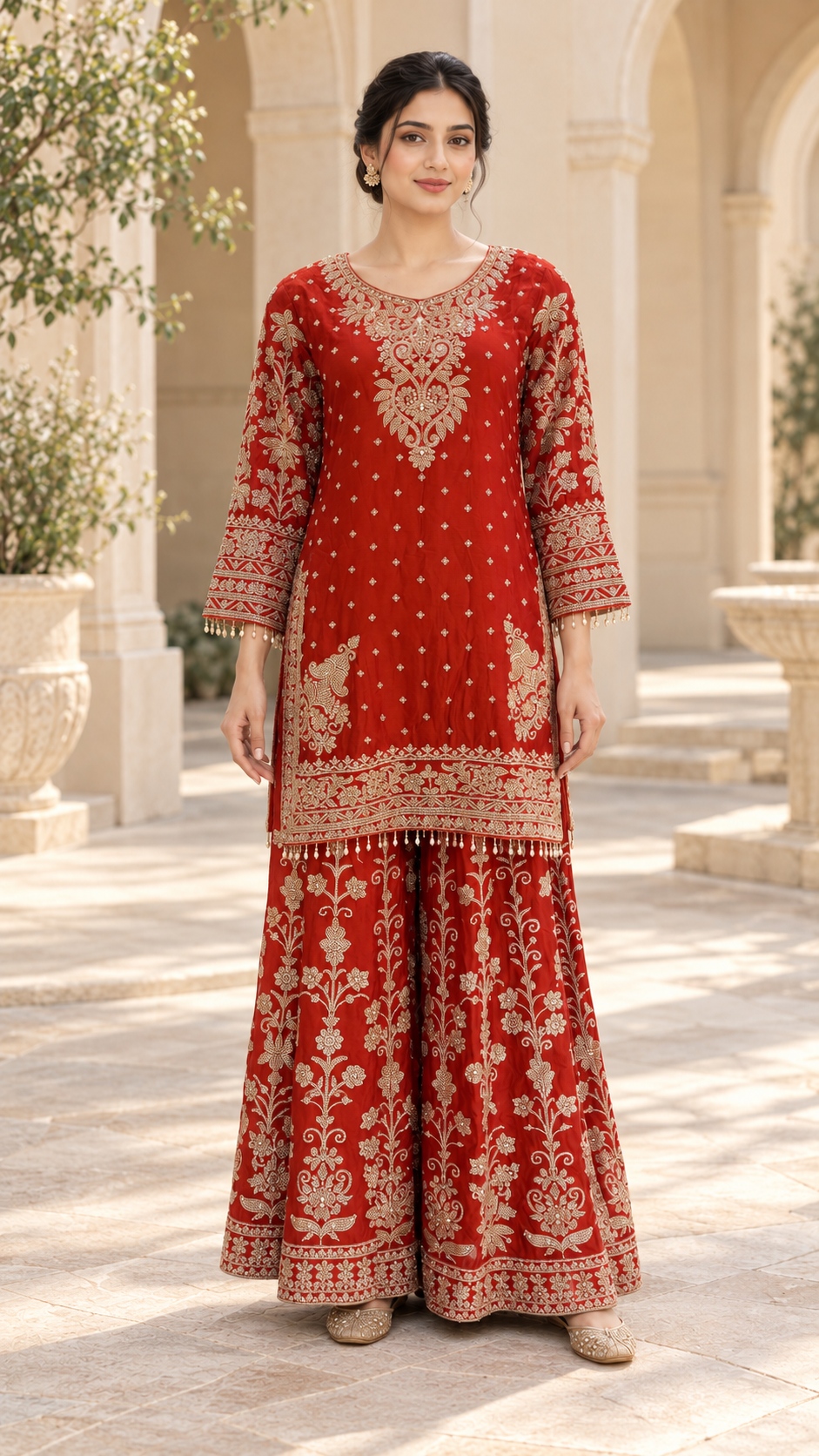 Red Ensemble Russian Plazzo