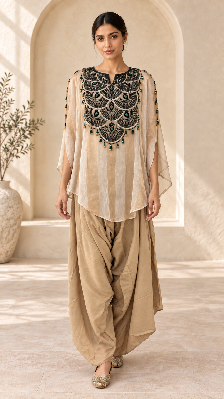 champagne cape Indo western