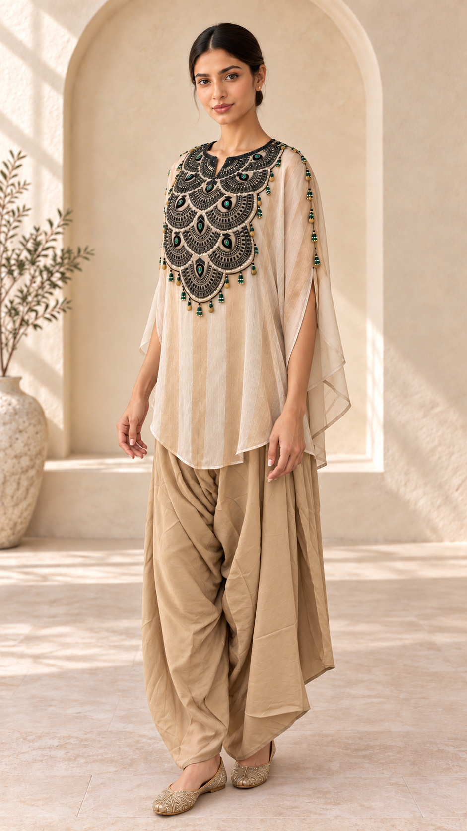champagne cape Indo western